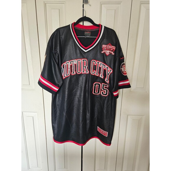 FUBU Other - Vintage FUBU sports jersey Motor City Detroit L black red